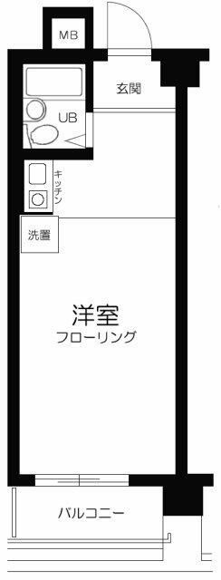 ラインビルド神楽坂の間取り