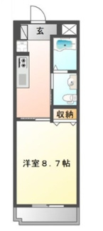 【間取り】 | シエル・ブルー | 間取りです。