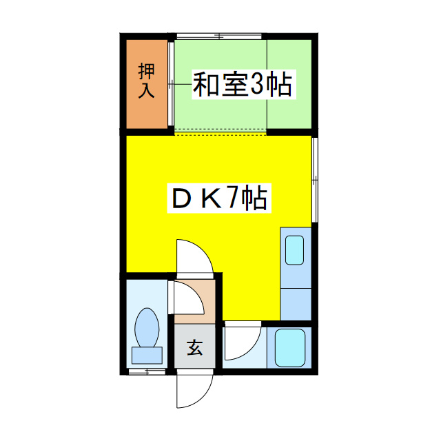 ハイツオックスの間取り