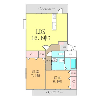 【間取り】 | スカールシンセイⅡ・