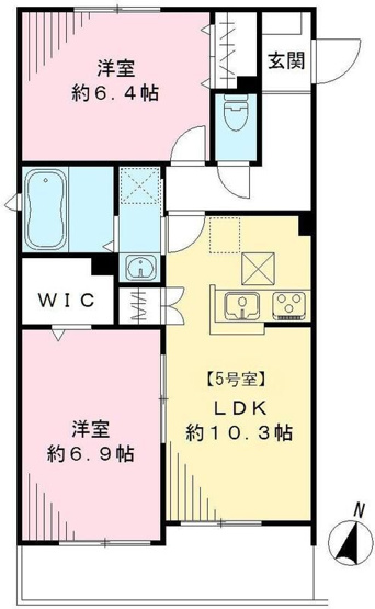 【間取り】 | ハーモニー大坂上(ハーモニーオオサカウエ)