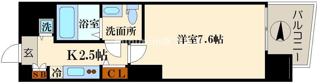 アドバンス上町台グレイスの間取り