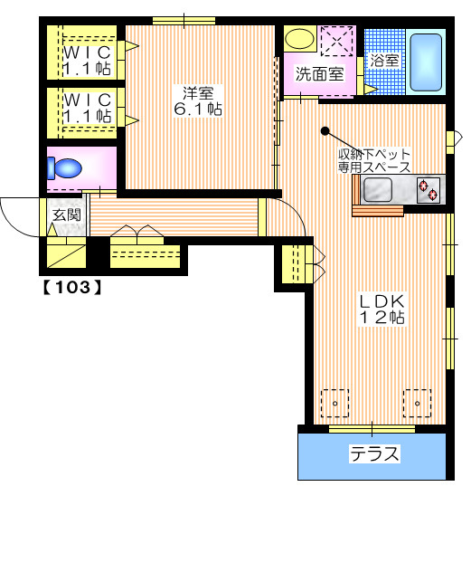リブラス湘南の間取り