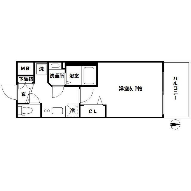 プレサンス新町ウィズジョイの間取り|プレサンス新町ウィズジョイ　間取り