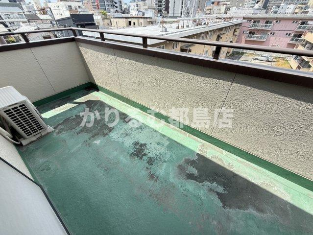 大阪市都島区都島北通１丁目の賃貸マンションのバルコニー