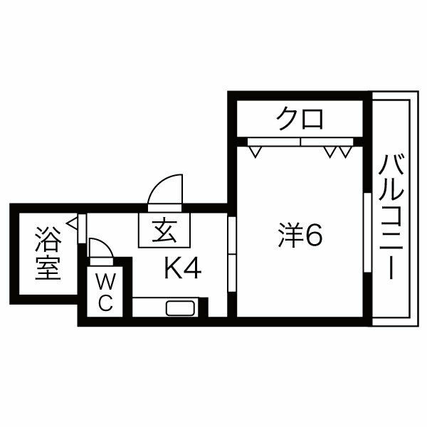 大阪市都島区都島北通１丁目の賃貸マンションの間取り