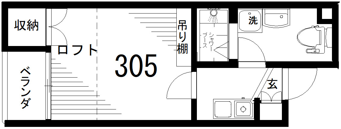 フォセット南大井の間取り