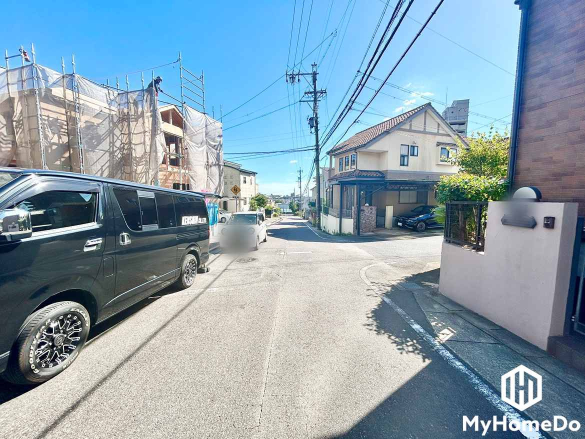 守山区緑ヶ丘の前面道路含む現地写真