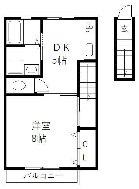 セレナーデKenⅡの間取り|別号数タイプ