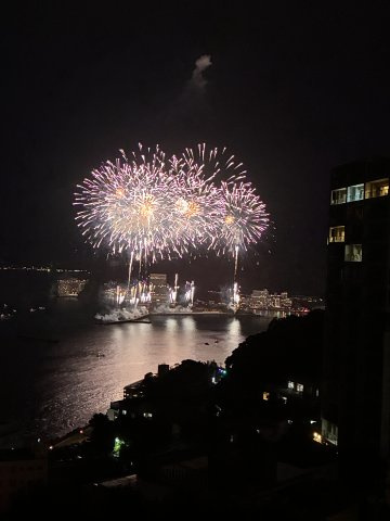 熱海サニーハイツの展望|熱海海上花火大会