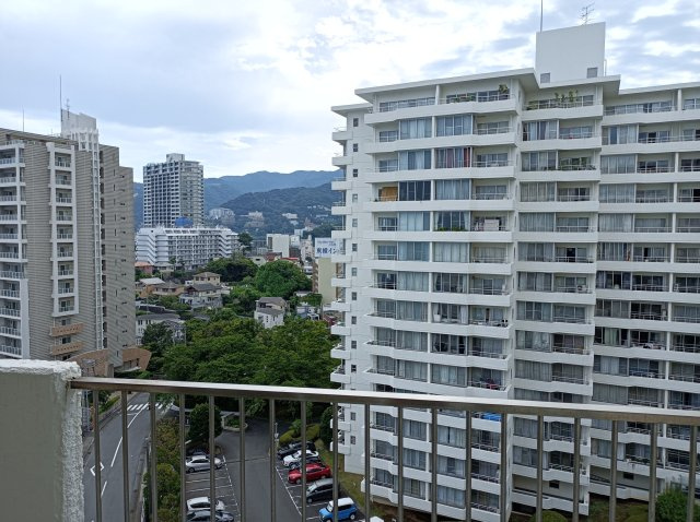 熱海サニーハイツの展望|バルコニー正面の景色