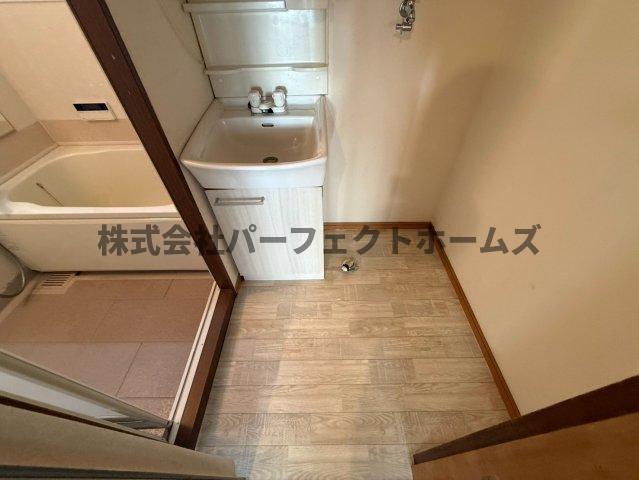 須山町戸建　賃貸の洗面所|洗面所です