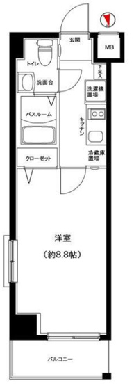 【間取り】 | グランフォース東高円寺