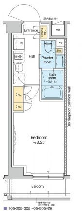 【間取り】 | RESIDENCE KOENJI