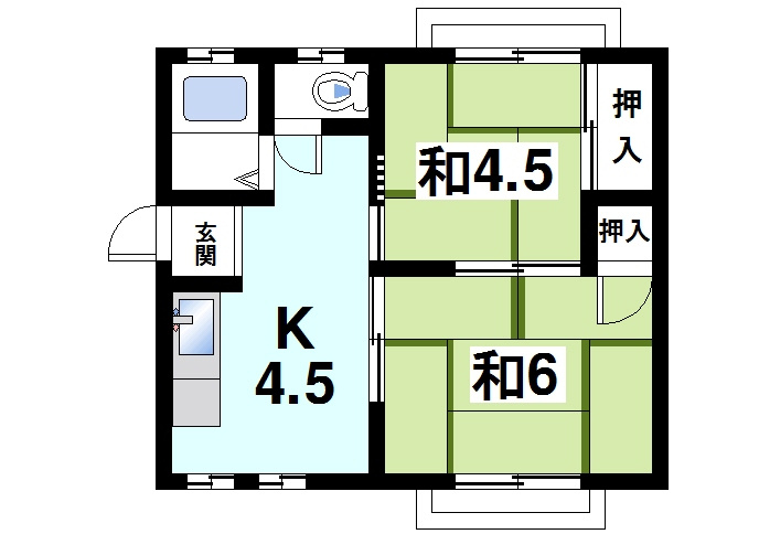 池田アパートの間取り