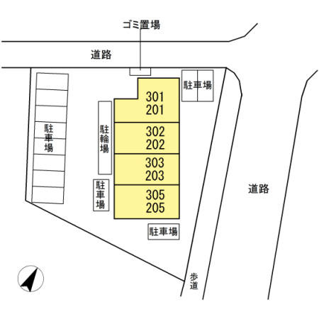 ルアナ林間の地図