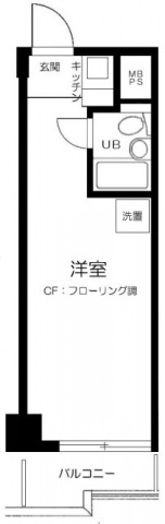 日本橋ニューシティダイヤモンドパレスB棟の間取り