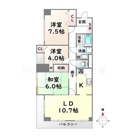 【間取り】 | アネックス野並【名古屋市賃貸・鉄筋コンクリート造】