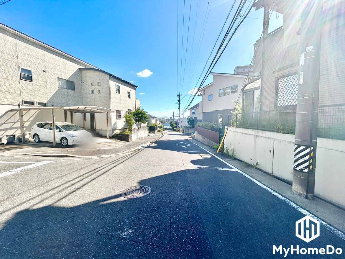 守山区緑ヶ丘の前面道路含む現地写真