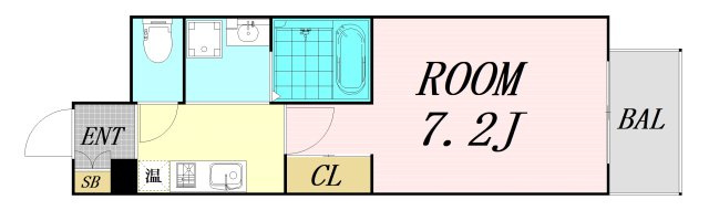 S-FORT桜川南　仲介手数料無料の間取り