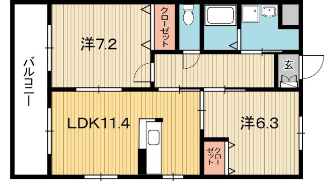 BRUGGEの間取り