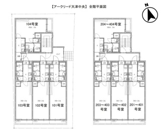 【区画図】 | アークリード大津中央