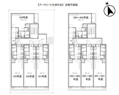 【区画図】 | アークリード大津中央