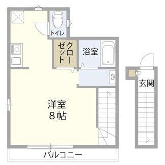 【間取り】 | メゾン希Ⅱ | 間取りです。
