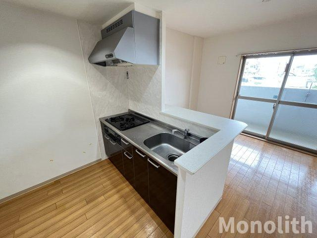 貝塚市澤の賃貸マンションのキッチン