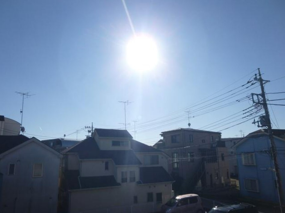 川崎市多摩区中野島３丁目のアパートの展望