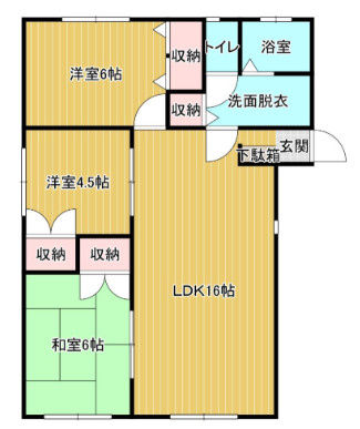 翠花苑の間取り