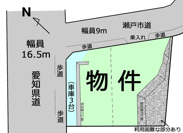 瀬戸市東松山町の売地の画像