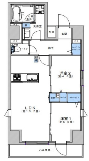 【間取り】 | リヴシティ日暮里
