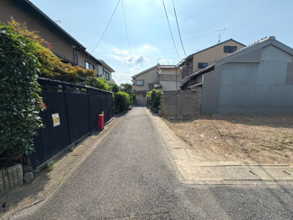 【前面道路含む現地写真】 | 右京区太秦石垣町　建築条件なし