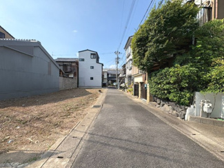 【前面道路含む現地写真】 | 右京区太秦石垣町　建築条件なし