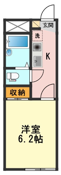 レオパレス小松川Y&Tの間取り