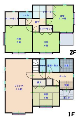 【中古戸建】行田市大字持田の間取り|■間取り図｜敷地面積：176.85㎡（約53.49坪）建物面積：106.81㎡（約32.3坪）