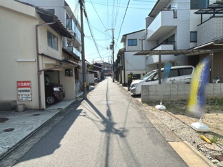 【前面道路含む現地写真】 | 上京区新美濃部町　建築条件なし