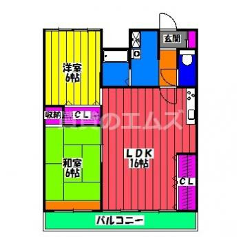 【間取り】 | 第３大西ビル | 第３大西ビルの間取り