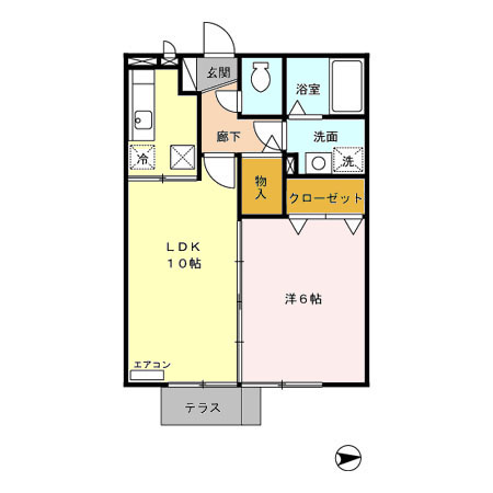 アヴァンセの間取り