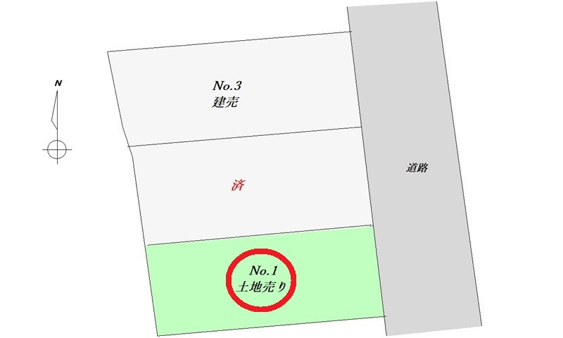 廿日市市宮内1丁目の土地図