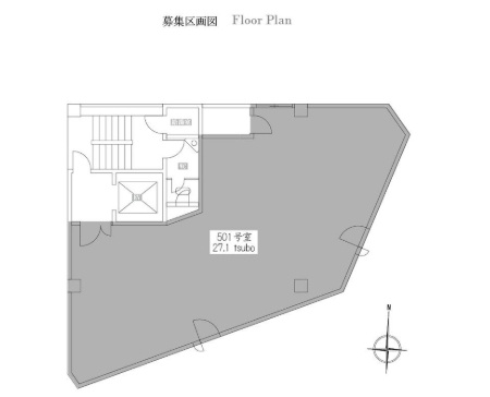 若杉西梅田ビルの間取り|701は同間取りです
