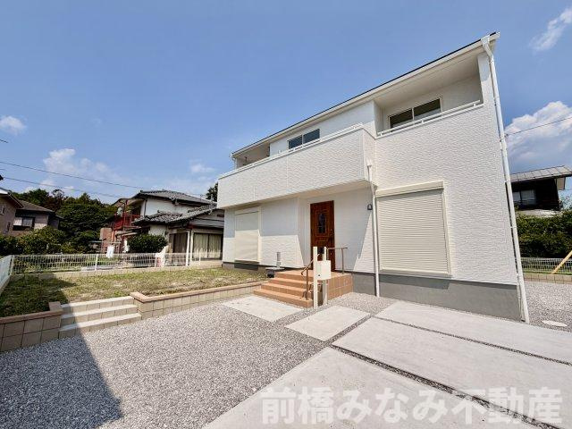【新築】高崎市箕郷町西明屋　１号棟(全２棟)　リーブルガーデン　新築建売分譲の外観|おしゃれな外観です