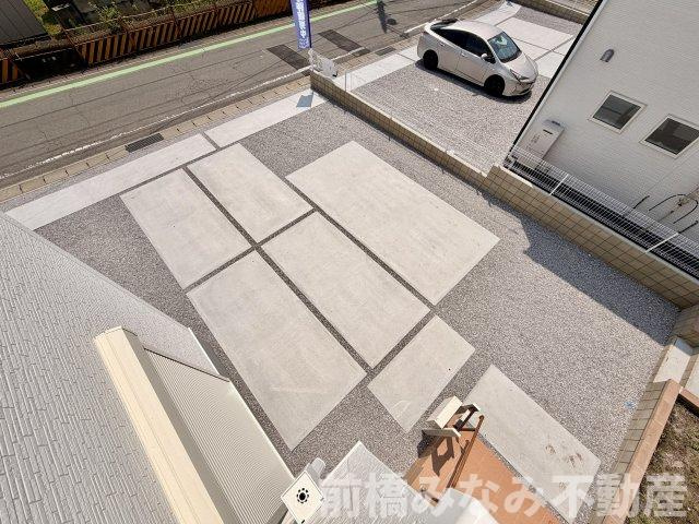 【新築】高崎市箕郷町西明屋　１号棟(全２棟)　リーブルガーデン　新築建売分譲の駐車場|駐車場です