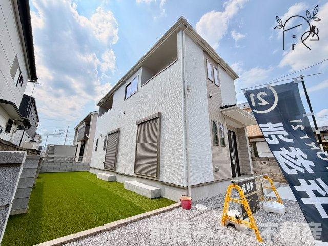 【新築】前橋市朝日が丘町　限定１棟　ハートフルタウン　新築建売の外観|外観は落ち着いています