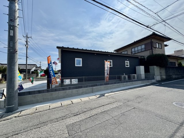 【新築平屋Z空調】渋川市行幸田　限定1棟　新築建売の前面道路含む現地写真