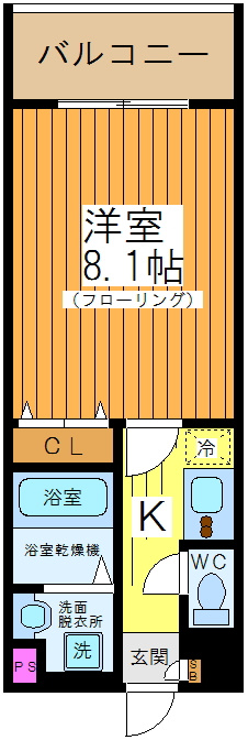 ファミーユ桜上水の間取り