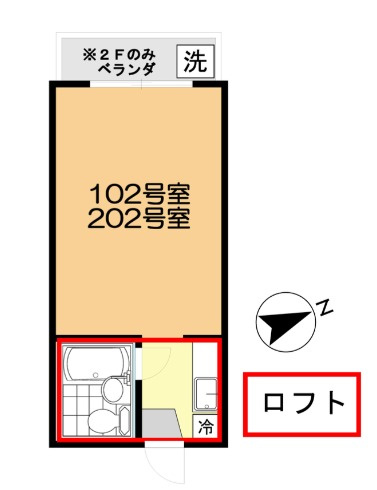 isメゾン西船橋の間取り