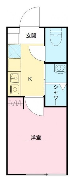 ＴＨＥ　ＲＯＯＭ’Ｓ　中野本町の間取り|間取りです。