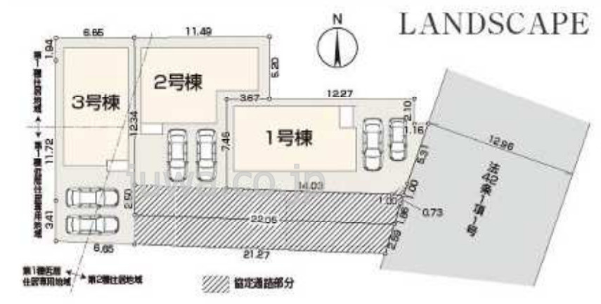 【新築分譲住宅】川越市今成第二の区画図